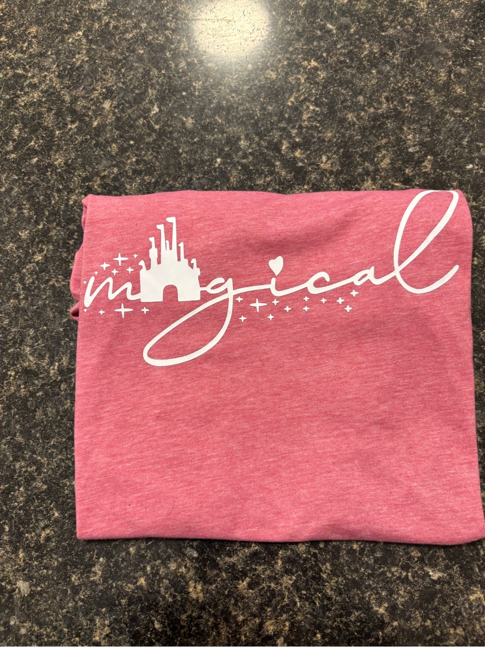 Magical Script Graphic Tee - Red - Picture 2 of 2
